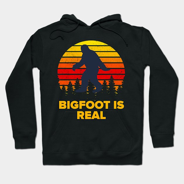 Bigfoot Is Real Bigfoot Believer Hoodie by narekmug